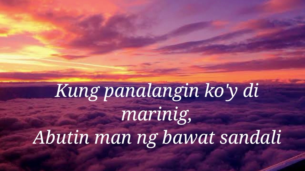 Eroplanong Papel - December Avenue (Lyrics) Kung panalangin ko'y di marinig