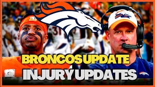 🔴RELEASED NOW! INJURY UPDATES!DENVER BRONCOS NEWS!