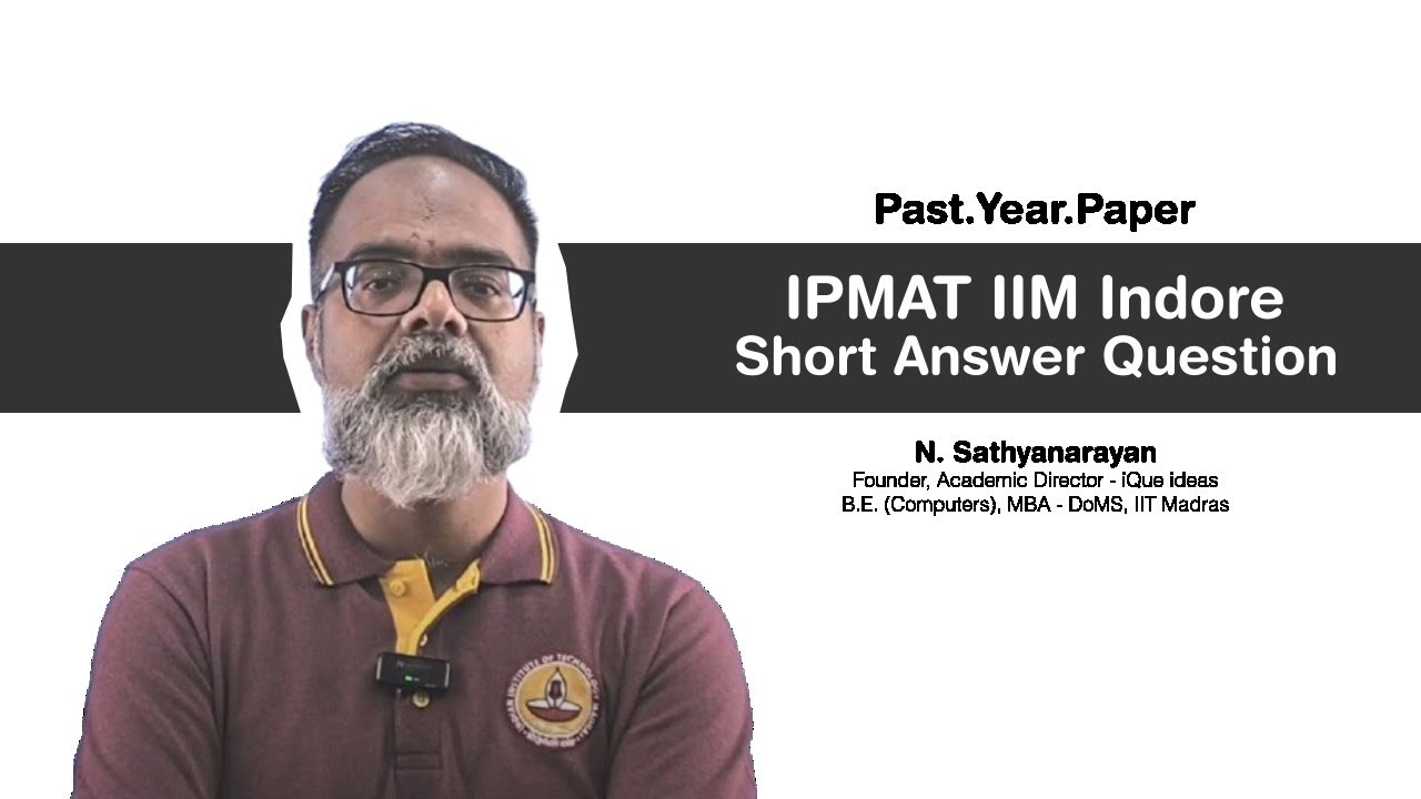 IPMAT 2021 Short Answer Question - Series, Sequence