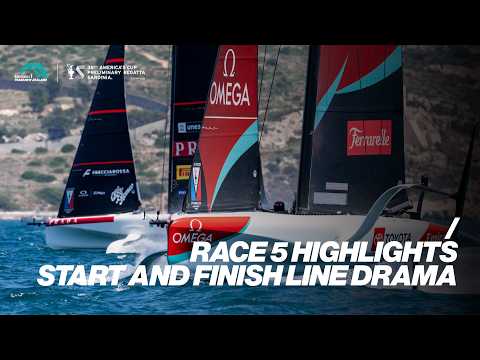 RACE 5: Start and finish line drama: As close as it gets to a port starboard collision