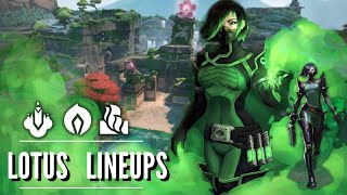 VALORANT | VIPER MULTIPLE LINEUPS IN LOTUS MAP