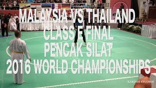 Highlights | Pencak Silat 2016 World Championships | Malaysia VS Thailand | FINAL