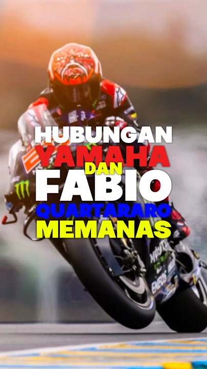 Gempar, Hubungan Fabio Quartararo dengan Yamaha mulai tegang. #fabioquartararo #motogp #yamaha