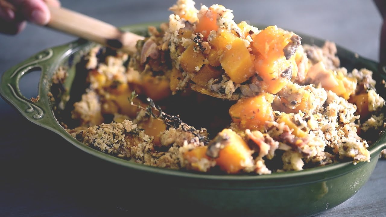 Butternut Squash Crumble Recipe YouTube