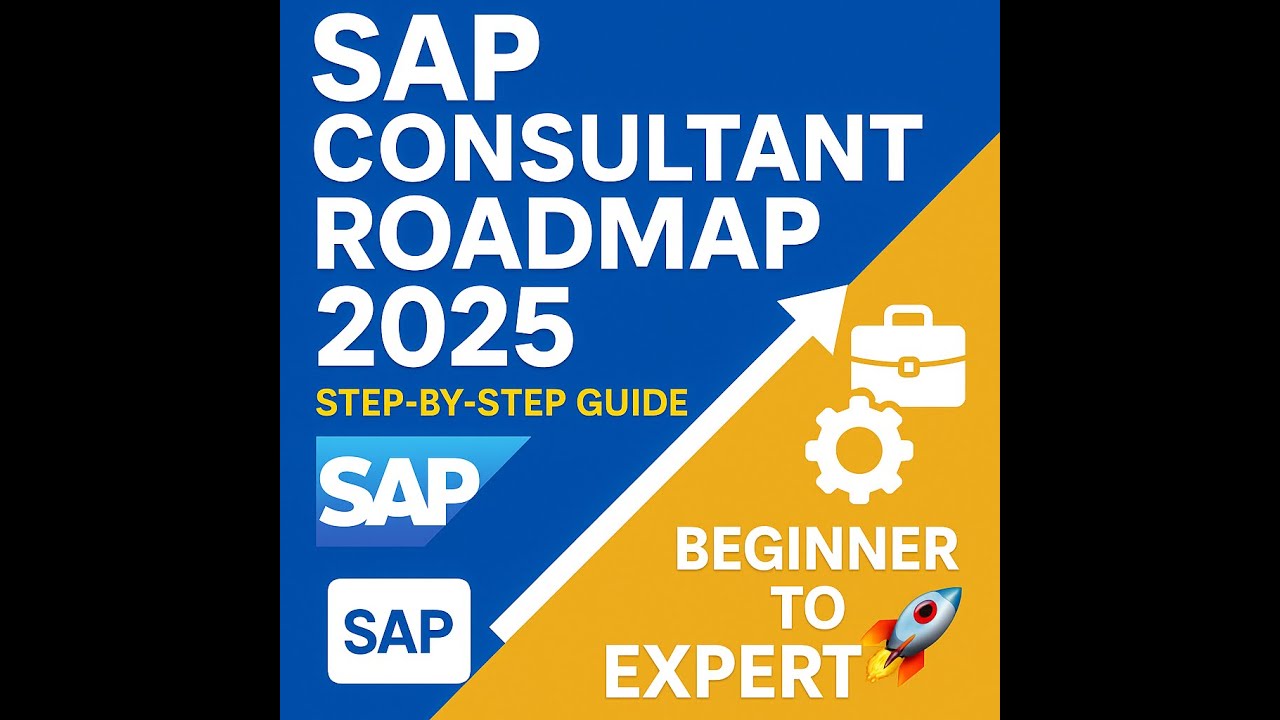 SAP Consultant Roadmap 2025 🚀 | How to Become an SAP Expert (Step-by ...
