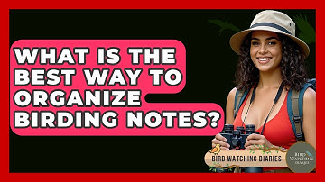 What Is The Best Way To Organize Birding Notes? - Bird Watching Diaries