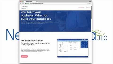 FM Inventory Starter - a starter solution for FileMaker Inventory projects