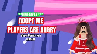*GIVEAWAY* Adopt Me Players are Angry About the Christmas Update | Adopt Me