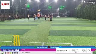 Turbo titans vs Game Changer live cricket match | K3 DANGAL  live - Powerplay Turf Gwalior screenshot 3