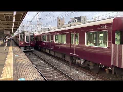 阪急1019f十三発車