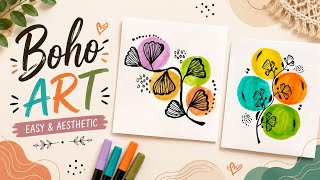 Aesthetic Boho Painting Relaxing Art