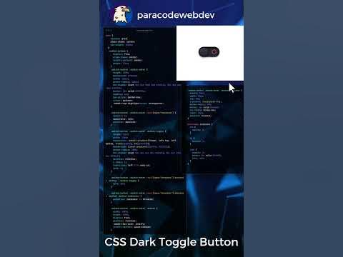 Dark mode toggle button #shorts #html #css - YouTube