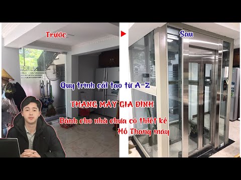 Video Thang Máy Cho Nhà Cải Tạo Chưa Có Thiết Kế Hố Thang. - youtube