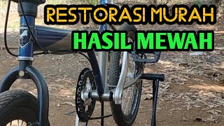 Seli Sepeda Lipat hasil restorasi Merk Aleoca