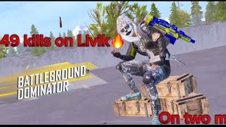 49 kills on two match Livik 🔥#viral #trendingvideo #pubgmobile