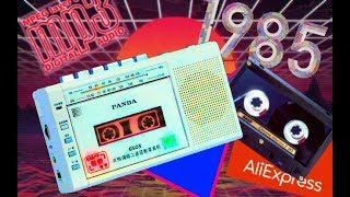 Кассетный mp3 плеер с AliExpress Panda 6503 / Cassette mp3 recorder player