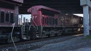 AC44 Duo! CP 135 at Galt with CP 9784W (May 7, 2025)
