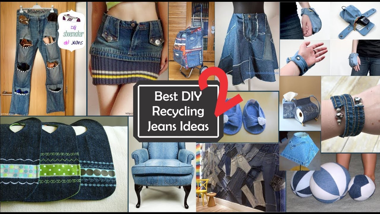 Ideas increíbles sobre Reciclar jeans viejos 2/Best DIY Recycling jeans