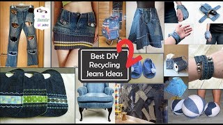 Ideas increíbles sobre Reciclar jeans viejos 2/Best DIY Recycling jeans ideas 2