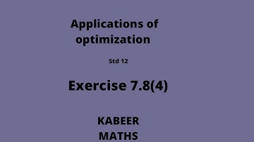 Applications of optimization 12 th Exercise 7.8(4)