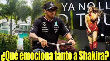 Lewis Hamilton fue visto en la casa de Shakira en Miami