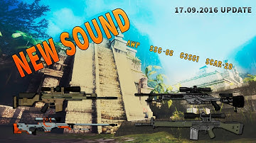 CS:GO | New sound AWP, SSG 08, G3SG1, SCAR-20 | 17.09.2016 UPDATE