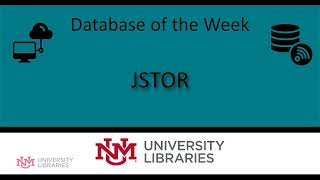 Overview of JSTOR