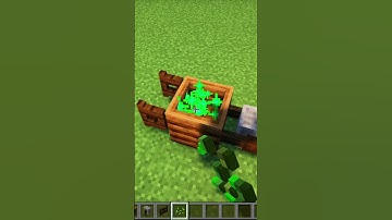 How to build a wheelbarrow in Minecraft