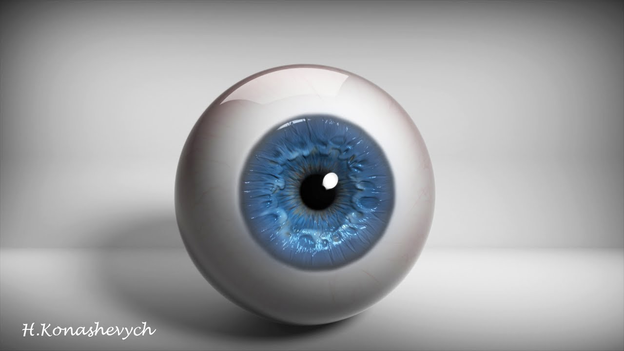 create realistic eye zbrush