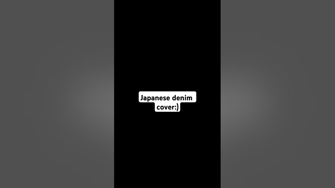 japanese denim cover. -daniel caesar #music #danielceasar