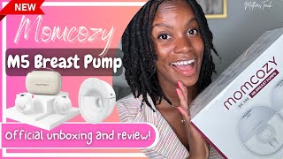 THE NEW MOMCOZY M5 WEARABLE BREAST PUMP | Review video