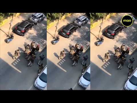 Chilling video: Police under attack at Chand Bagh where Amit Sharma was Injured & Ratan Lal Shot