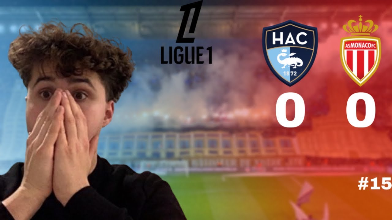 VLOG LE HAVRE- AS MONACO 0-0 19 EME JOURNÉE LIGUE 1 ( TOUR DES STADES 15)