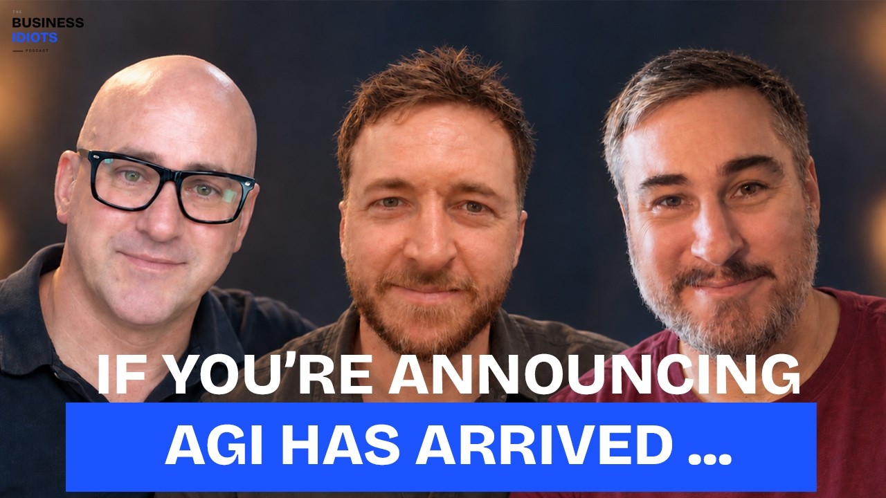 Video thumbnail for If you're declaring AGI from a dubious benchmark score...