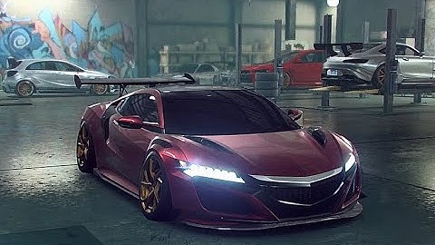 NFS HEAT ACURA NSX CUSTOMIZATION AND TESTDRIVE