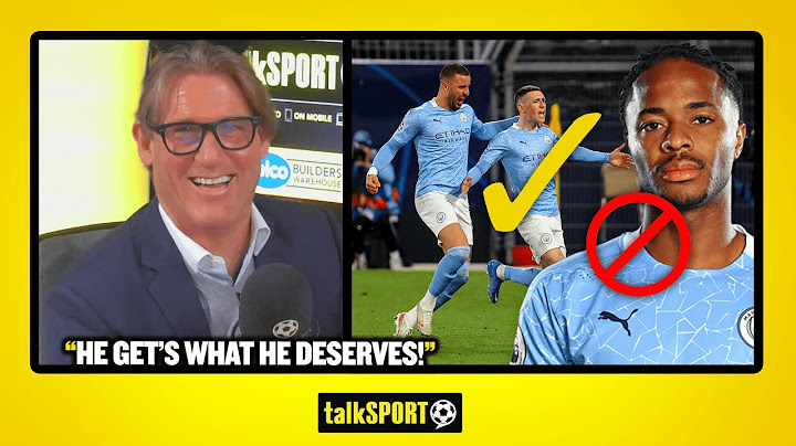 "HE GET'S WHAT HE DESERVES!" Simon Jordan SLAMS Sterling after being left out of Man City line up