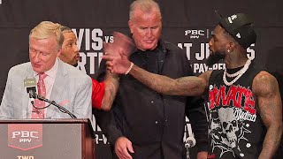 Gervonta Davis Puts Hands On Frank Martin Slaps Him After Taunt