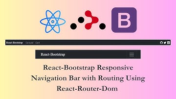 Responsive NavBar with React Bootstrap and React Router DOM | Beginner