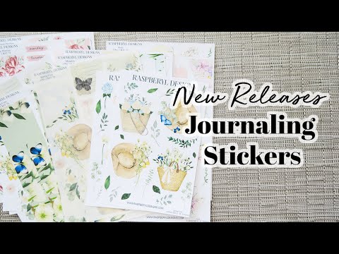 Journaling Stickers New Releases | Raspberyl Designs