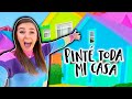 TERMINÉ DE PINTAR TODA MI CASA! 🏠 TODA ES DE COLORES 🌈🎨 PARTE 2