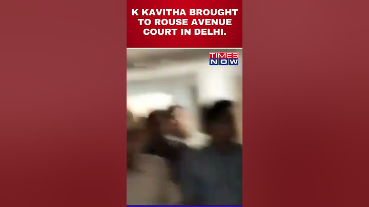BRS Leader K Kavitha Brought To Rouse Avenue Court in Delhi #shorts
