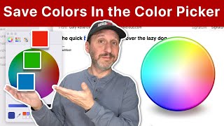 How To Save Colors Using the Color Picker screenshot 4