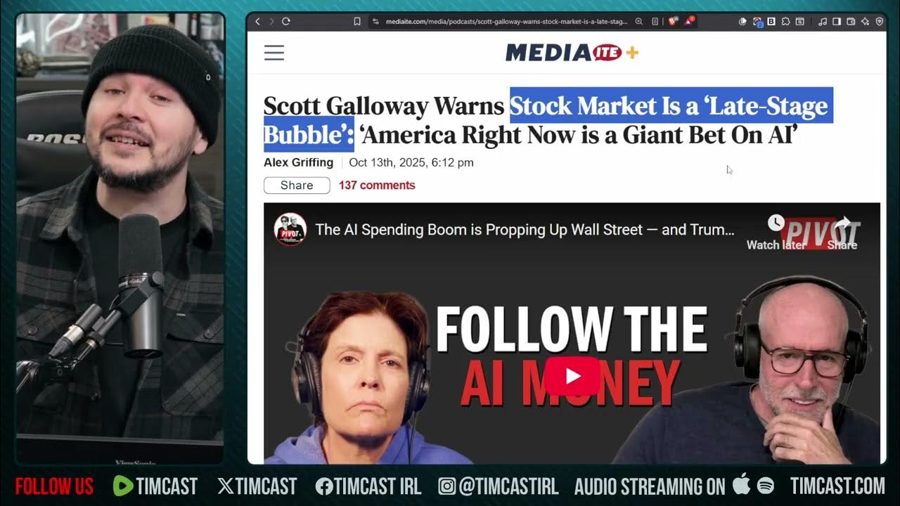 Stock Market CRASH Incoming, AI Companies PROP Each Other Up In MASSIVE Bubble | Tim Pool