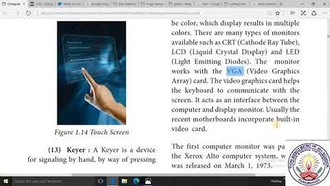 XI Std. Computer Science, Computer Applications-Chapter 1-Introduction to Computers(Part-3) 17092020