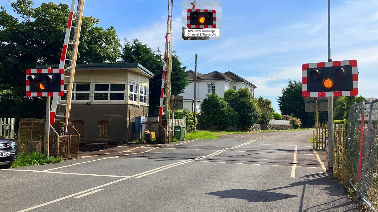Rare Barriers (Now Replaced), Lights Reactivation at Kidwelly Level Crossing, Carmarthenshire