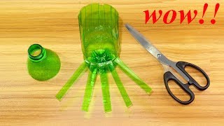 plastic bottle craft idea | best out of waste | plastic bottle reuse idea