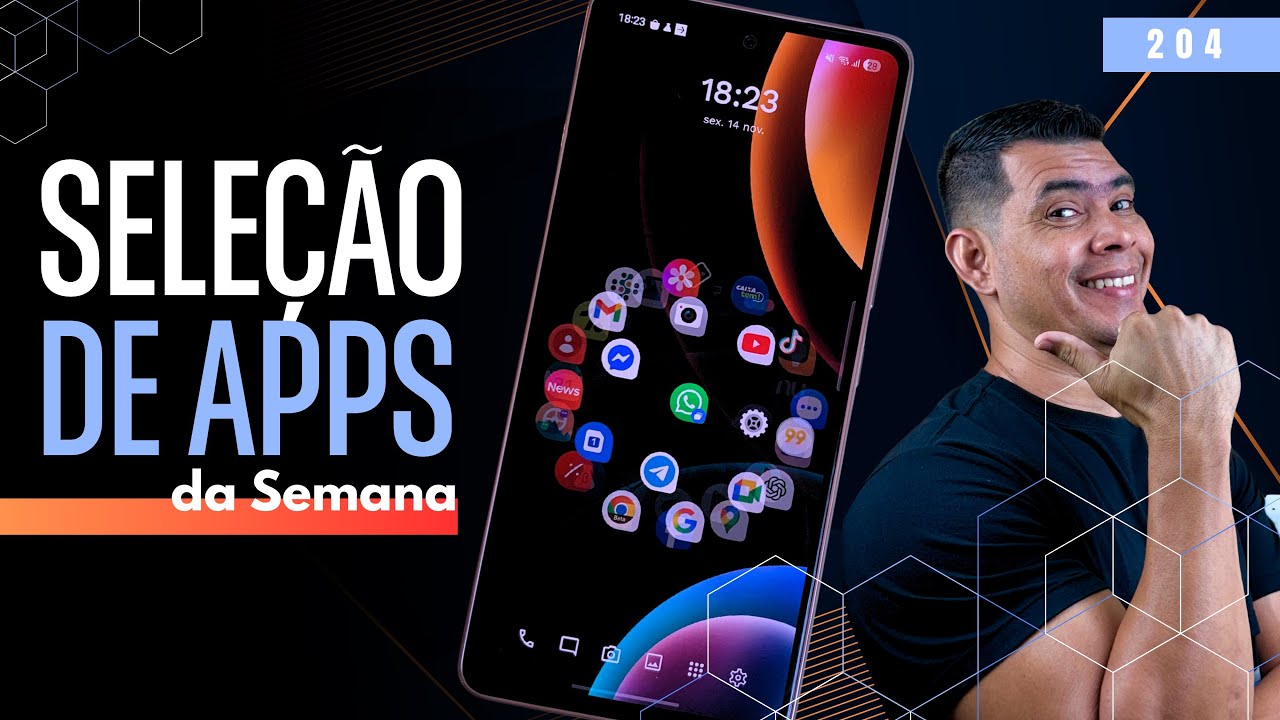 MELHORES APLICATIVOS DA SEMANA ED.204 - BEST APPS - MEJORES APLICACIONES - TOP 5 APPS!