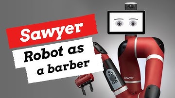 Robot as a barber, Robotics Sawyer Pouring Beers, Darth Sawyer - Rethink Robotics Sawyer