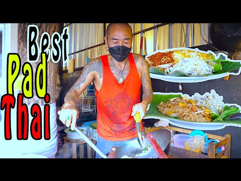 Local PAD THAI SHRIMP (Super-Size!) - The Easiest (and Hardest?) of all Thai Food Recipes to Make