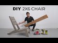 Making an Outdoor Chair out of a 2x6